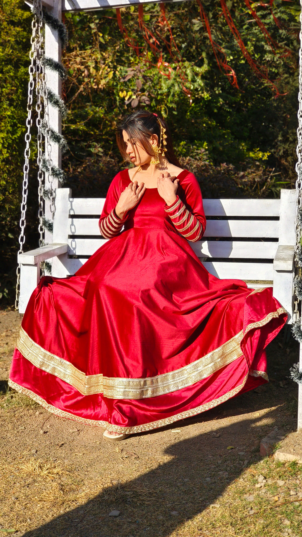 Noor-e-Rose Velvet Anarkali