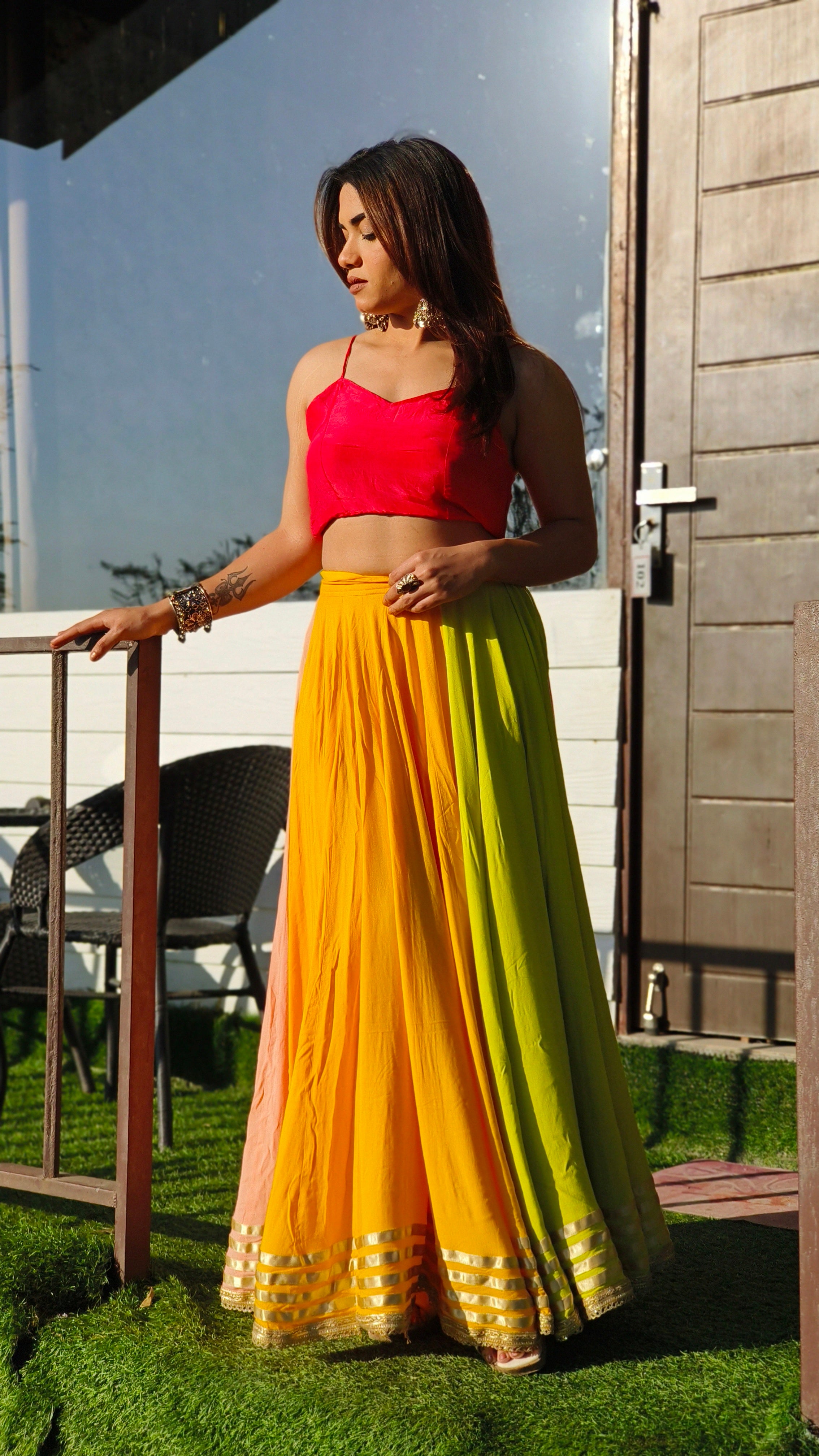 Multicolor Chaniya Choli Set