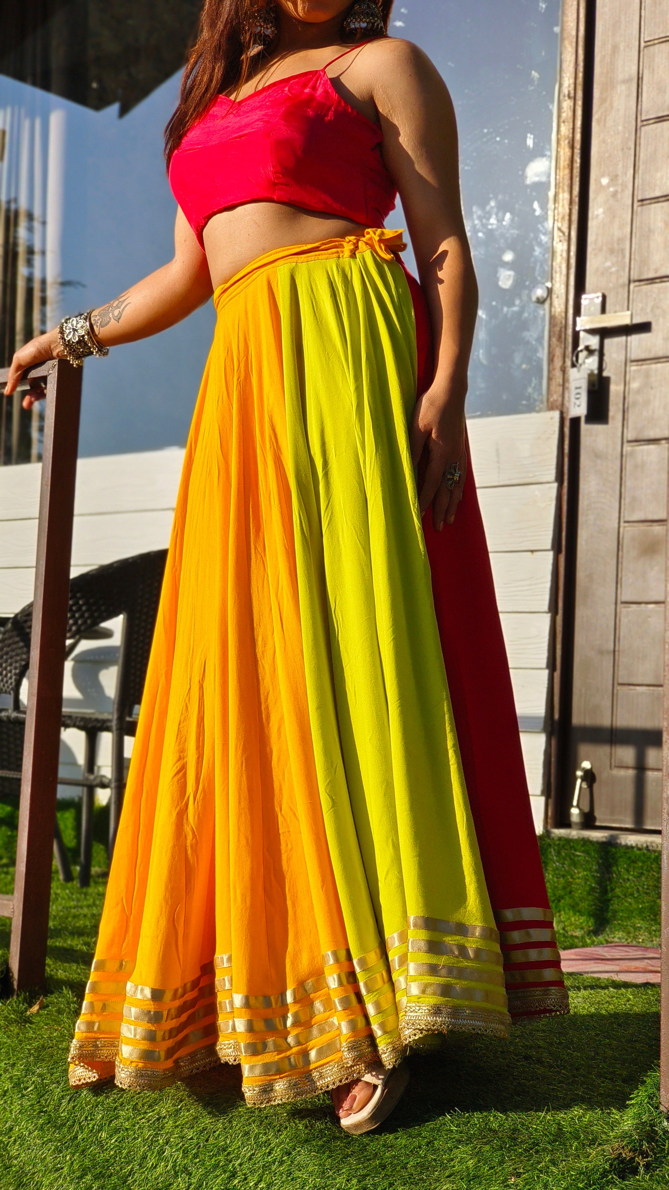 Multicolor Chaniya Choli Set